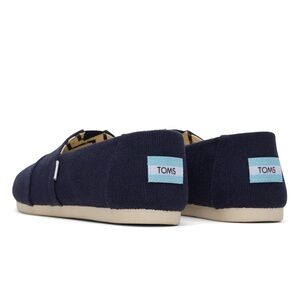 TOMS Alpargata Navy Canvas Slip On WOMEN’s Shoes Size 7.5- Navy Blue